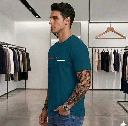 Men Graphic Print Round neck Tshirt for Casual Wear